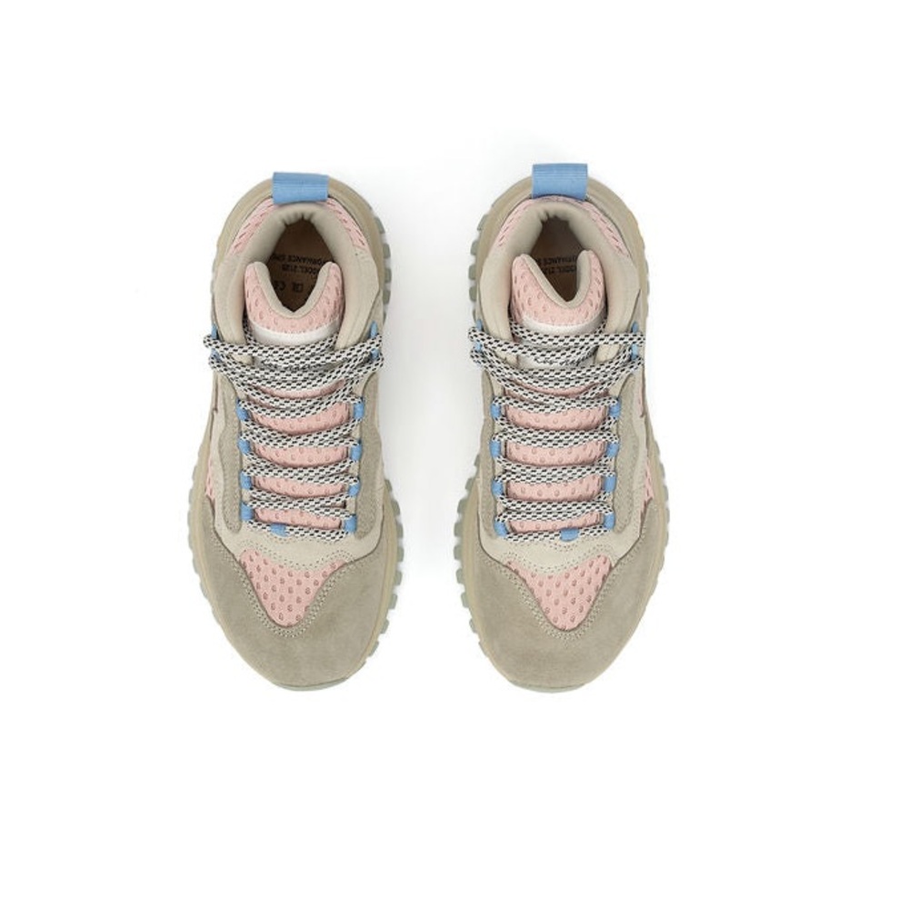 Brandblack SANTA MONICA Fog Blush Tan Olive Sneakers with Rugged Outsole - Picture 3 of 5